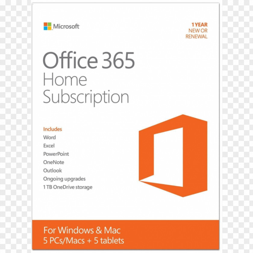 Microsoft Office 365 Personal Computer PNG