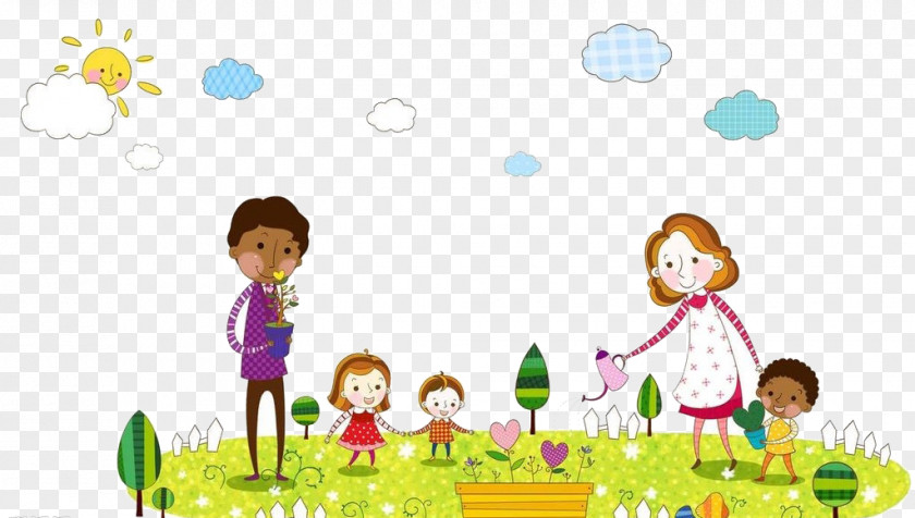 Parents And Children Child Illustration PNG