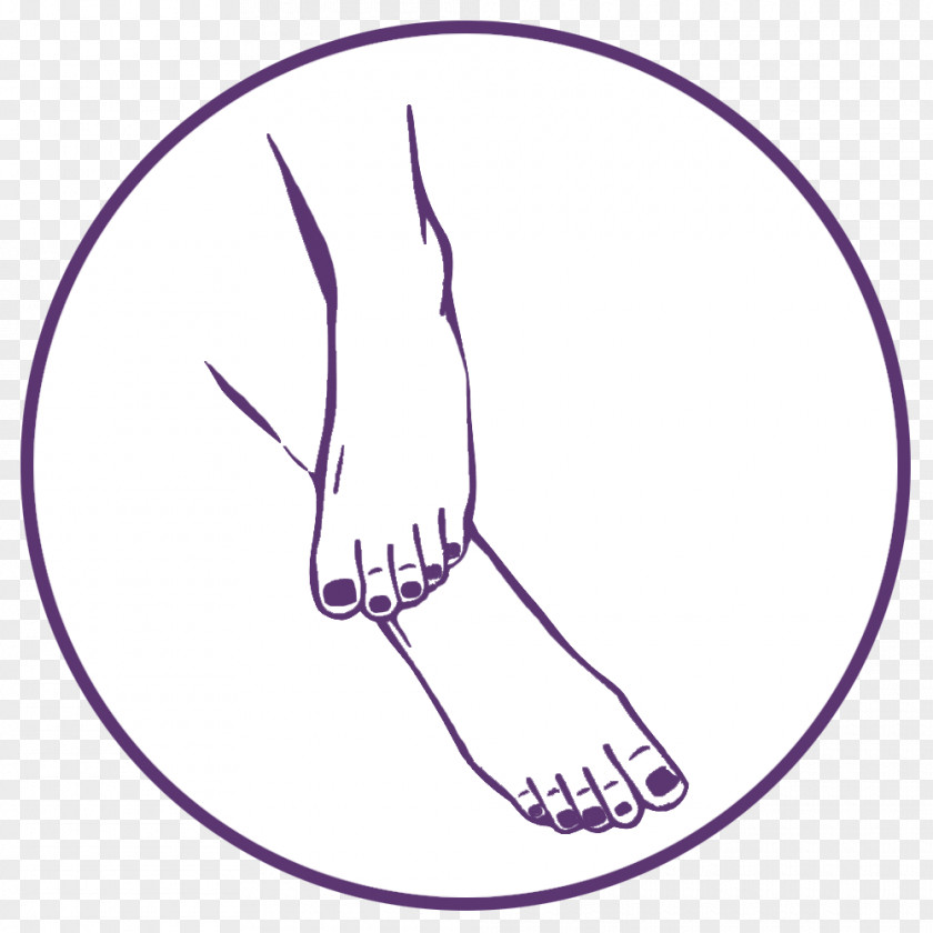 Pedicure Thumb Line Art Finger Clip PNG