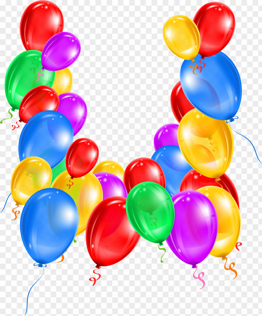 Small Fresh Colorful Balloon PNG
