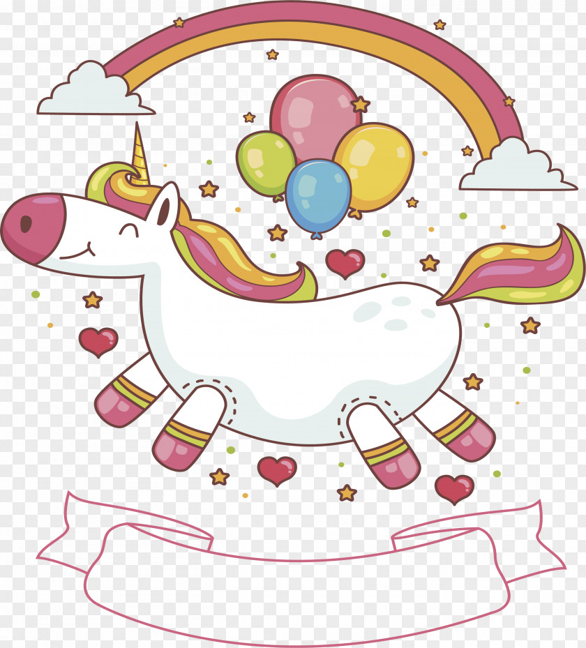 Lovely Unicorn Cover PNG