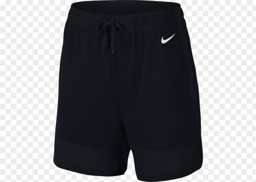 Black Mesh Shorts Running Clothing T-shirt Nike PNG