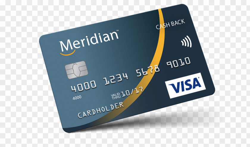 Credit Card Debit Visa Cashback Reward Program Meridian Union PNG