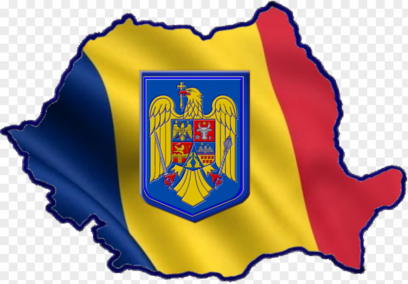 Flag Of Romania Tricolour Map PNG