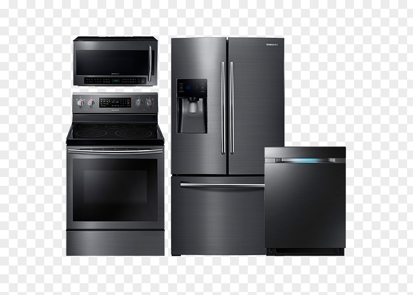 Refrigerator Home Appliance Stainless Steel Samsung Group PNG