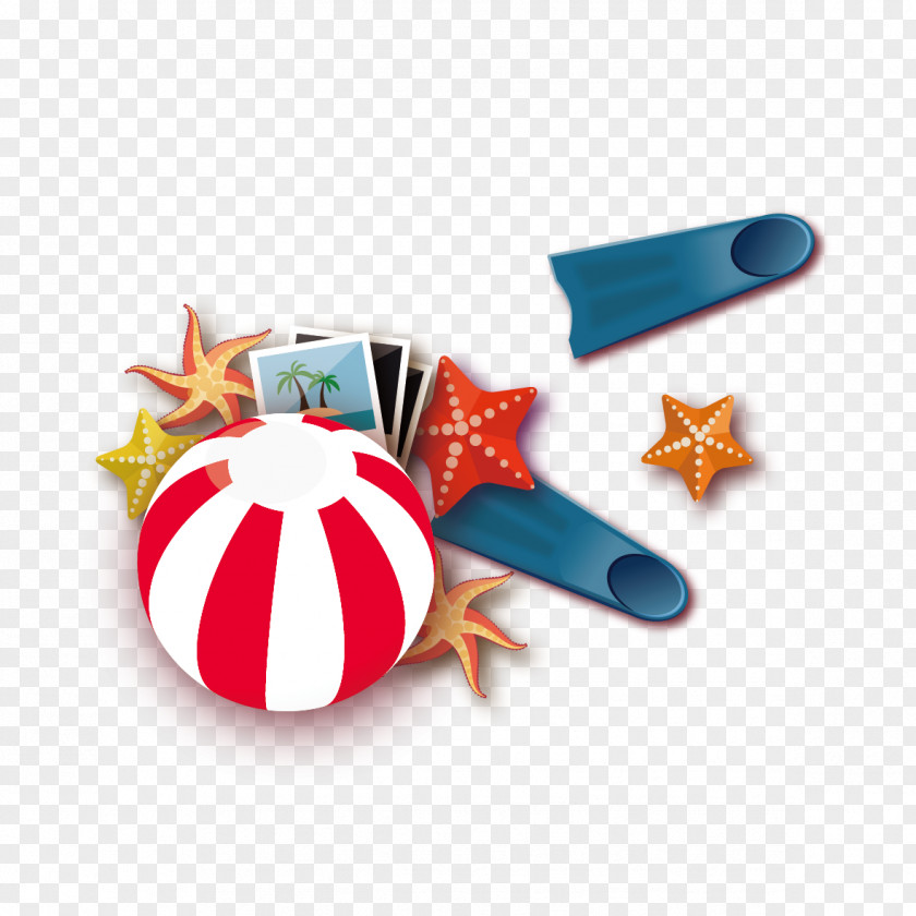 Starfish And Ball Download Tree PNG