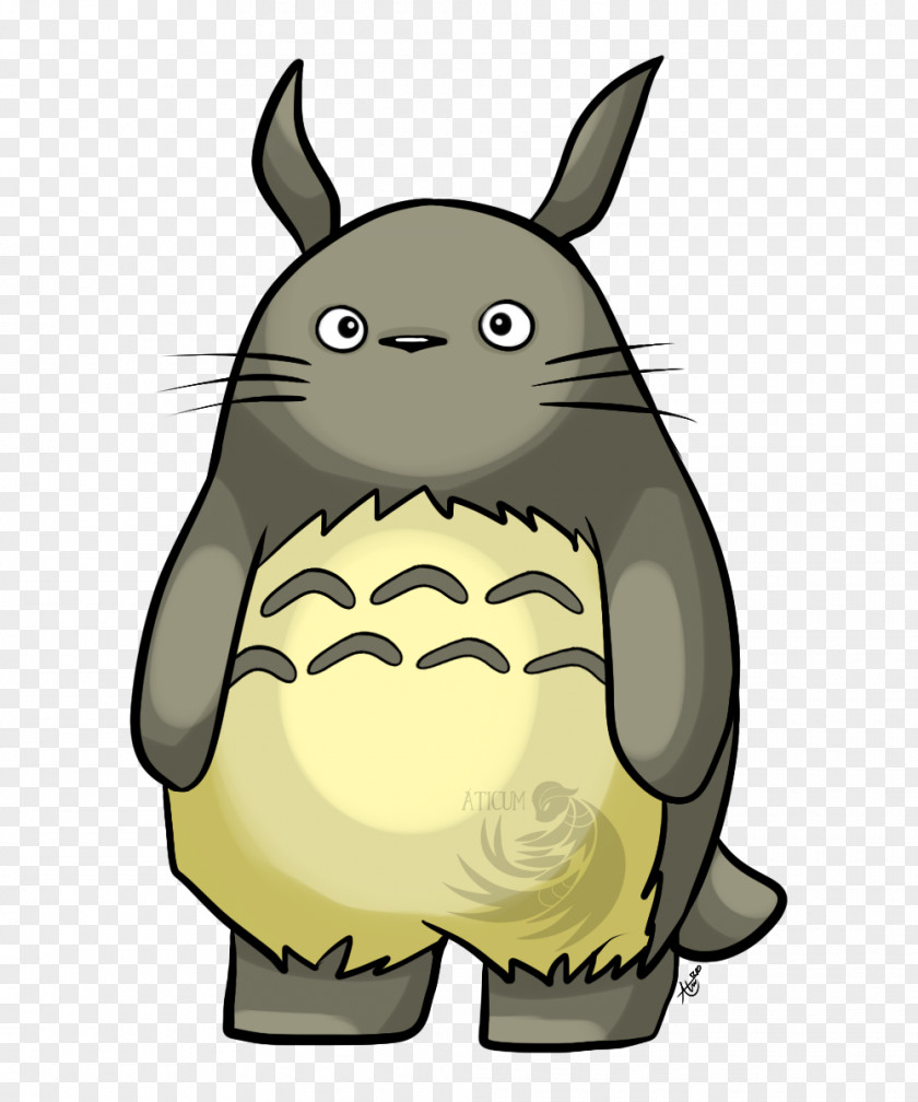 Totoro Cat Horse Hare Mammal Whiskers PNG