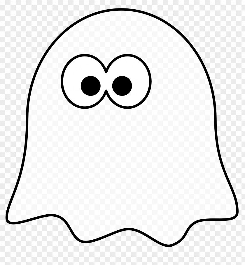 White Ghost Coloring Book Drawing Clip Art PNG