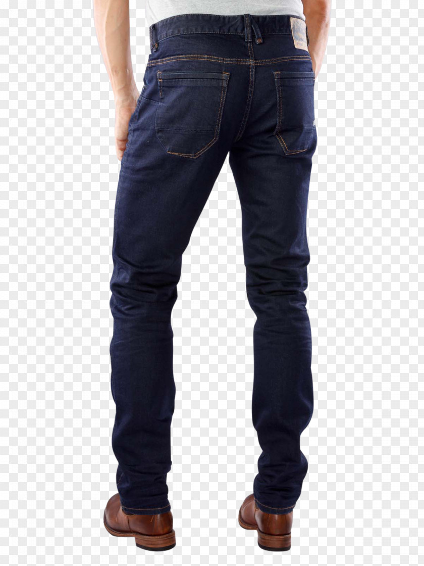 Mens Jeans Denim Cotton Sweatpants Blue PNG