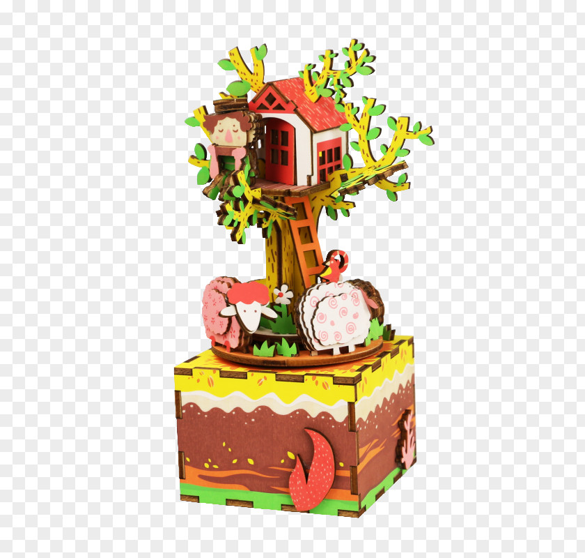 Toy Jigsaw Puzzles Music Boxes 3D-Puzzle Robotime DIY Box PNG