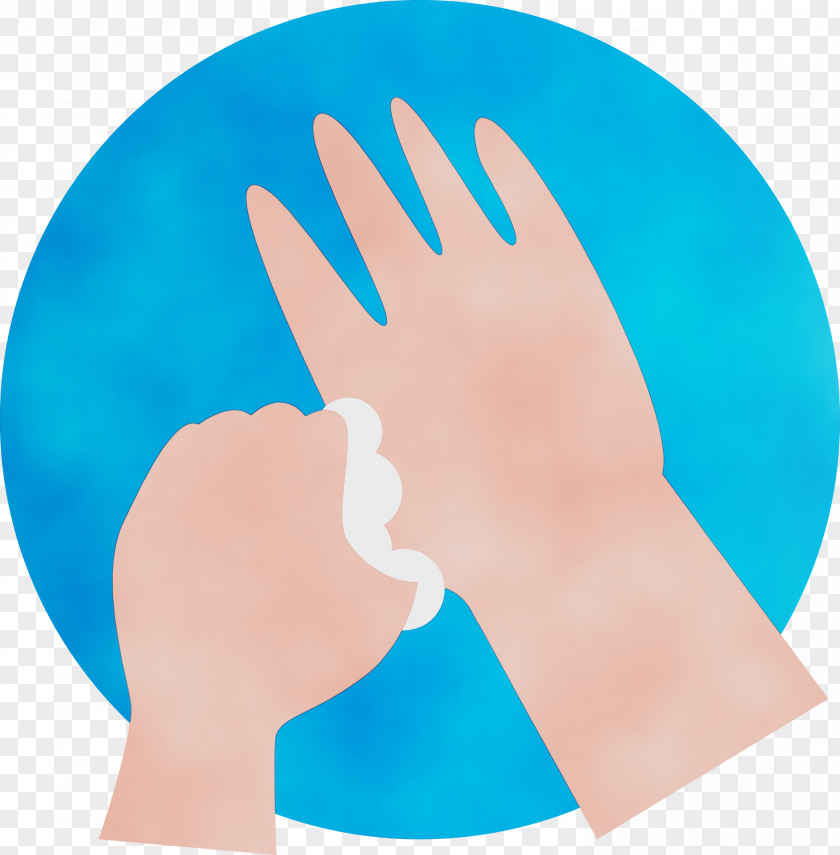 Cartoon Hand Washing Icon Line Art Silhouette PNG