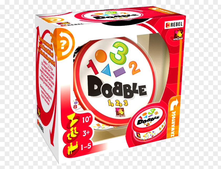 Goool Asmodee Dobble 123 Board Game Asmodée Éditions PNG