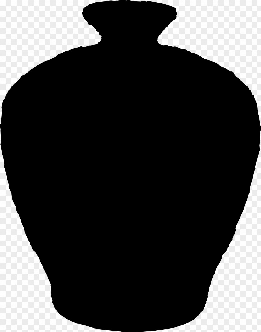 Neck Silhouette Black M PNG