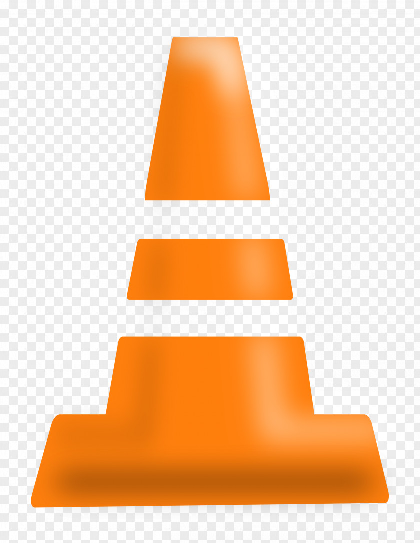 Road Construction Orange Traffic Cone PNG