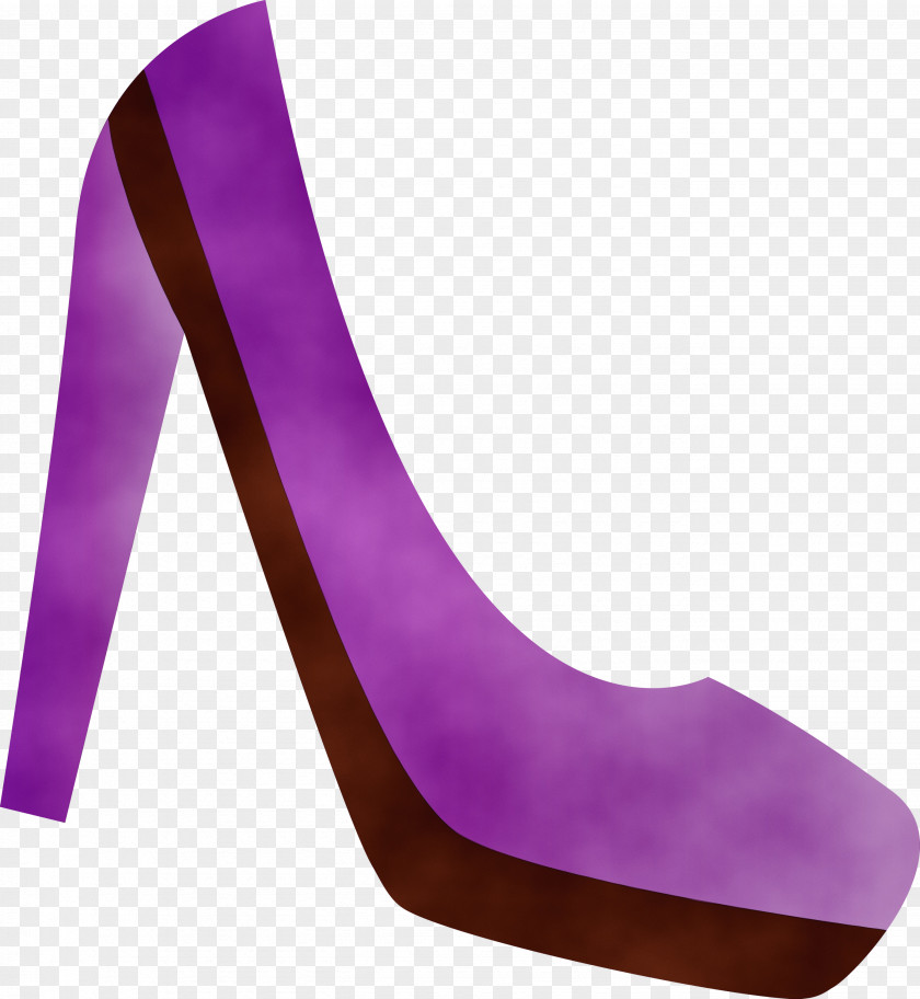 Shoe High-heeled Non-commercial Activity Purple Font PNG