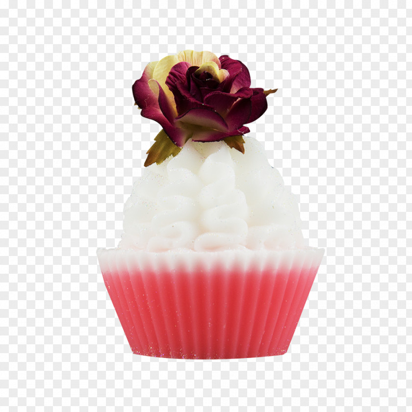 Tears Of Candles Cupcake Muffin Buttercream Flavor Pink M PNG