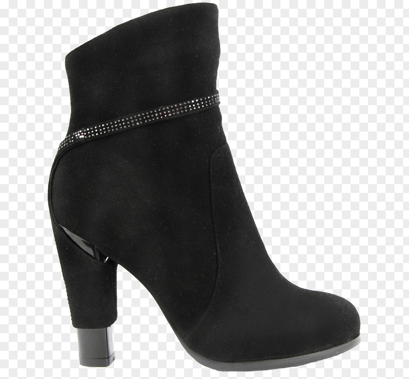 Black Boots Slipper Boot Shoe High-heeled Footwear PNG