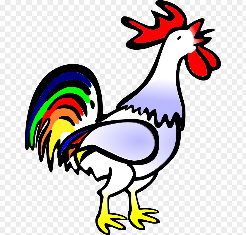 Free Clipare Rooster Content Clip Art PNG