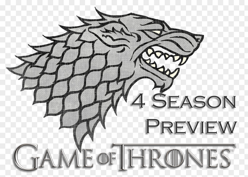 Game Of Thrones Season Eddard Stark A Gray Wolf House Winter Is Coming PNG