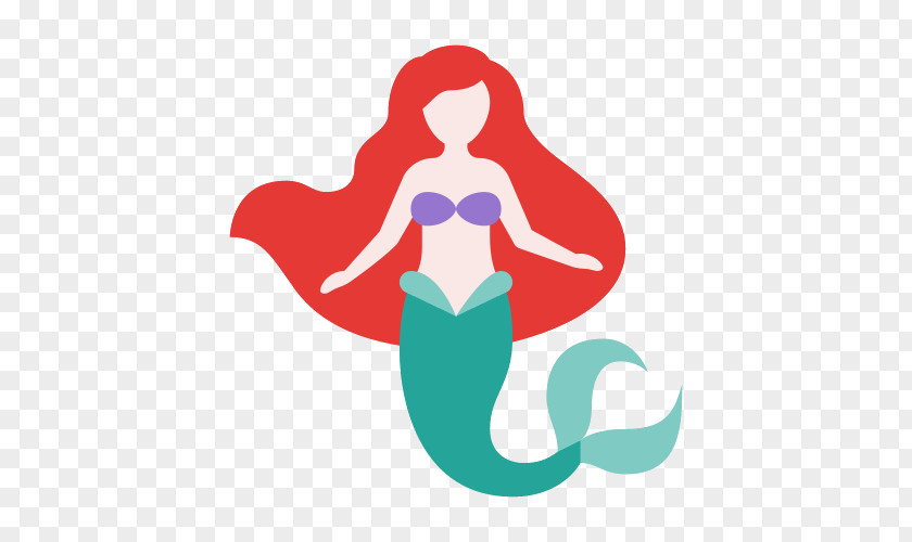 Mermaid Silhouette Ariel Vector Graphics Clip Art PNG