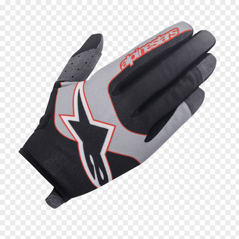 Skiing Cycling Glove Black Red PNG