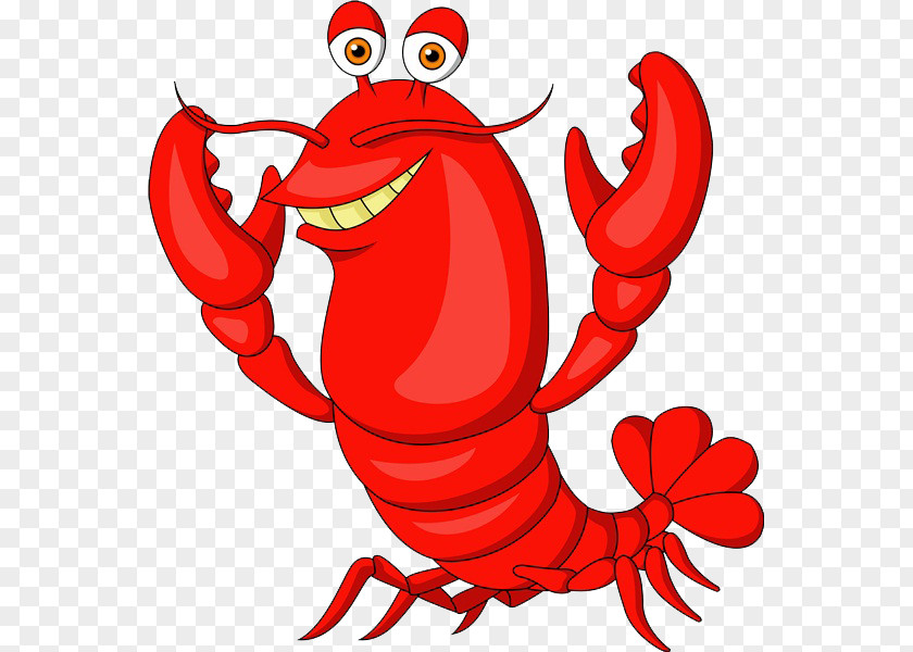 Standing Lobster Tail Cartoon Royalty-free Clip Art PNG