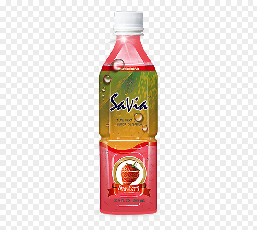 Strawberry Flavor Juice Aloe Vera Drink Sap Food PNG