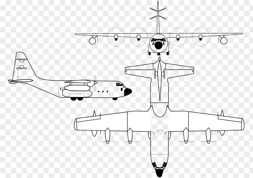 Airplane Lockheed AC-130 C-130 Hercules Martin C-130J Super EC-130 Fixed-wing Aircraft PNG