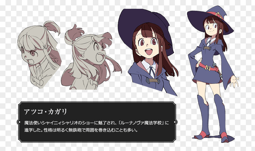 Akko Little Witch Academia Kagari Lotte Yansson Sucy Manbavaran Diana Cavendish Shiny Chariot PNG