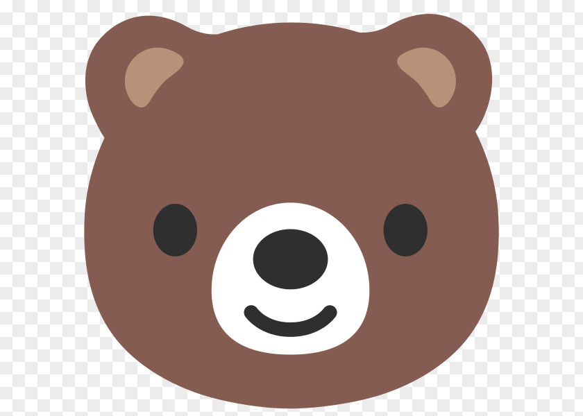 Bear Vector Diagram Emoji Android Noto Fonts Clip Art PNG