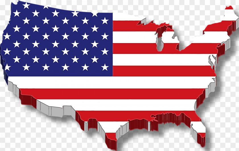 Flag Of The United States Map U.S. State PNG