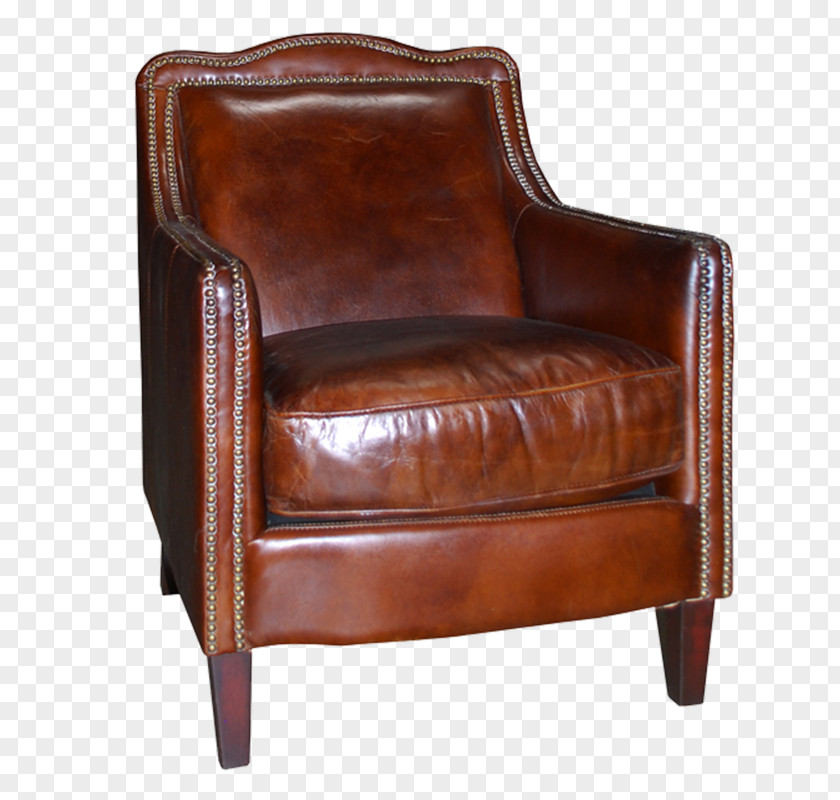 Leather Sofa Club Chair Couch Furniture PNG