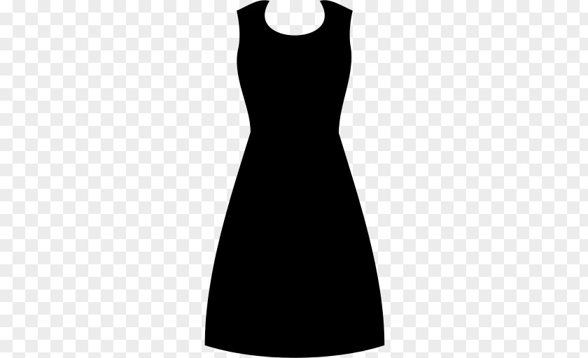 Dress Little Black Gown Sleeve Neck PNG
