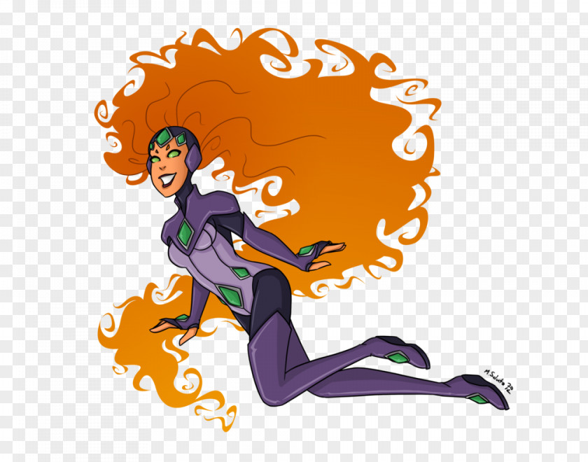 Raven Starfire Art Teen Titans PNG