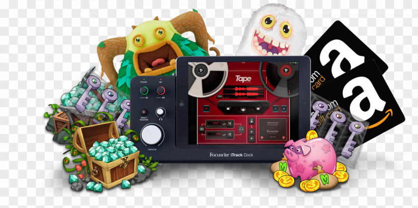 Singing Contest My Monsters Monster Energy Focusrite ITrack Dock Game PNG