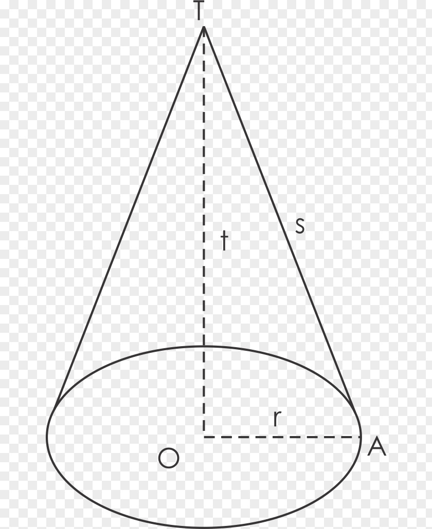 Triangle Cone Three-dimensional Space Edge Area PNG