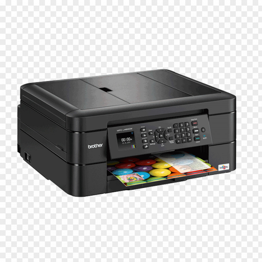 Green Inkjet Multi-function Printer Ink Cartridge Printing Brother Industries PNG