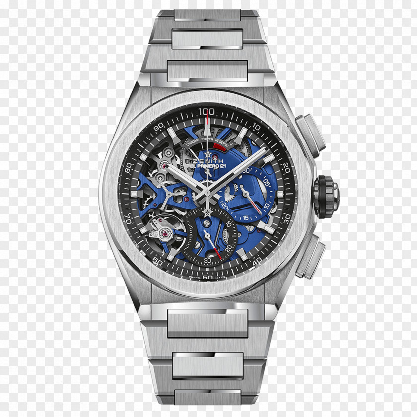 Watch Zenith Chronometer Chronograph Swiss Made PNG