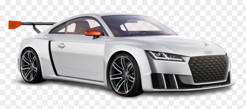 White Audi TT Clubsport Turbo Car R8 Volkswagen Group RS PNG