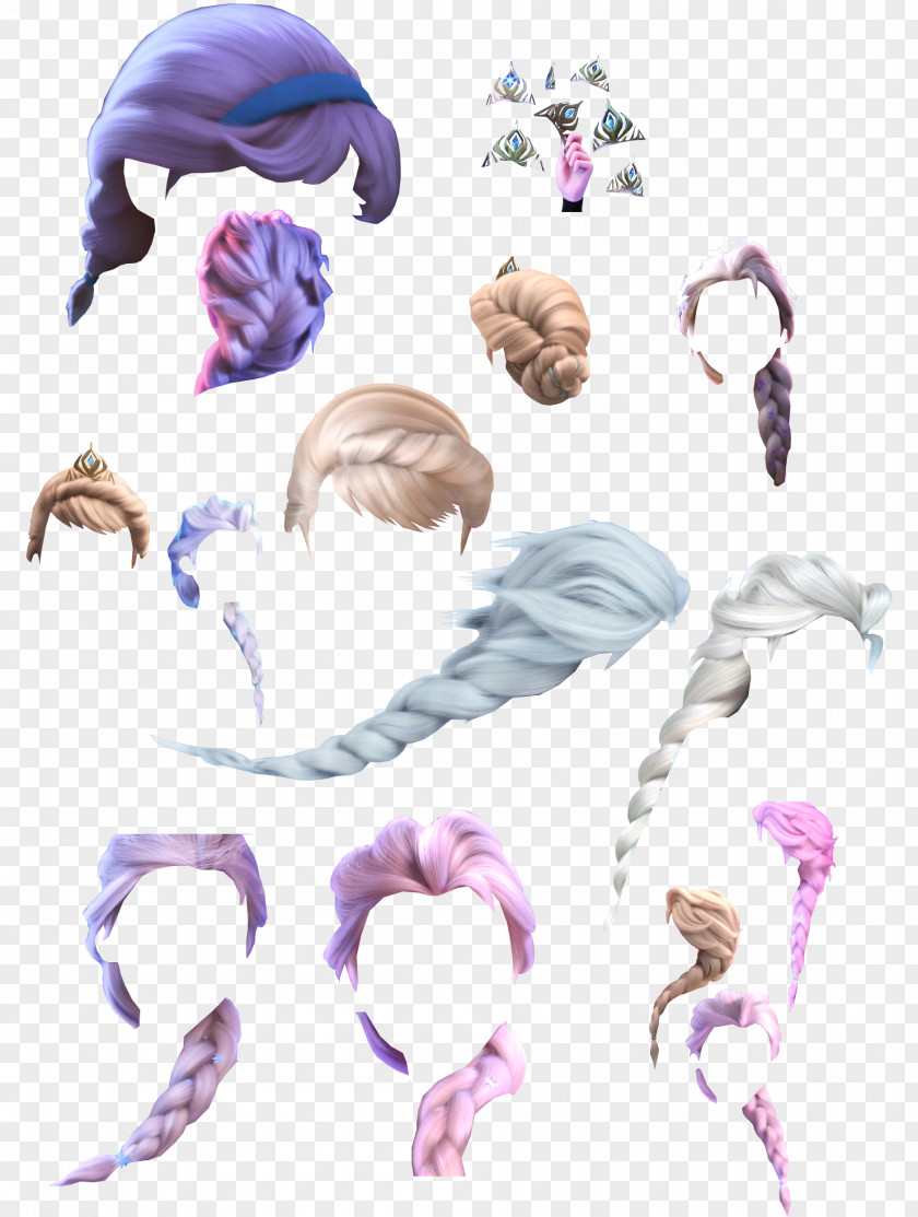 Anna Elsa Hairstyle PNG
