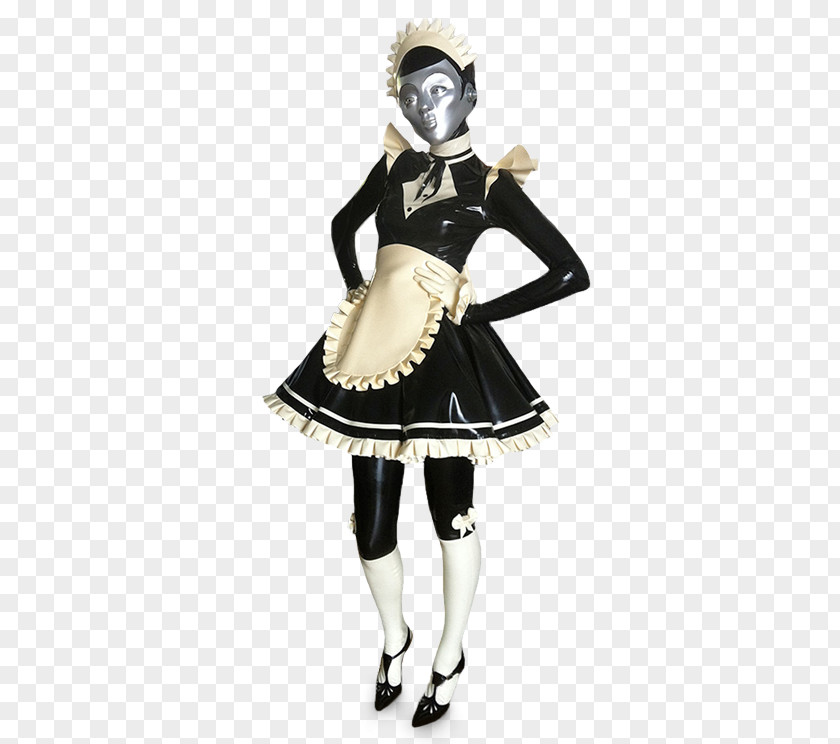 Dress Costume French Maid Clothing Latex PNG