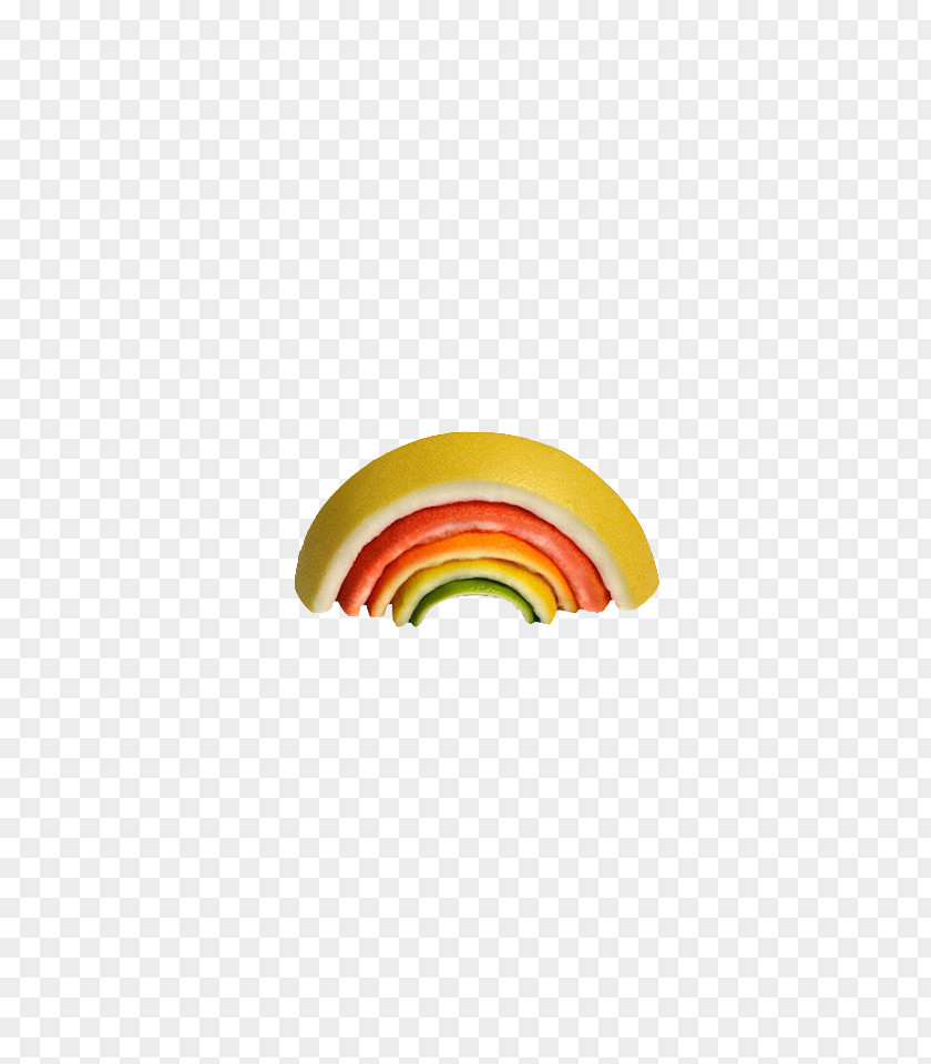 Grapefruit Skin Rainbow Yellow Circle Font PNG