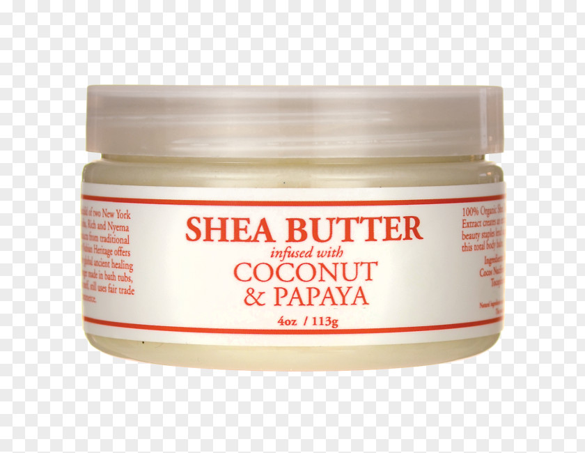 Papaya Cream Shea Butter Nubian Heritage Boost D'Argent, Argent Colloïdal, 8 Fl Oz (236 Ml) Pound PNG