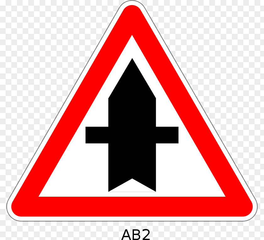 Road Traffic Sign Priority Signs Intersection Junction PNG