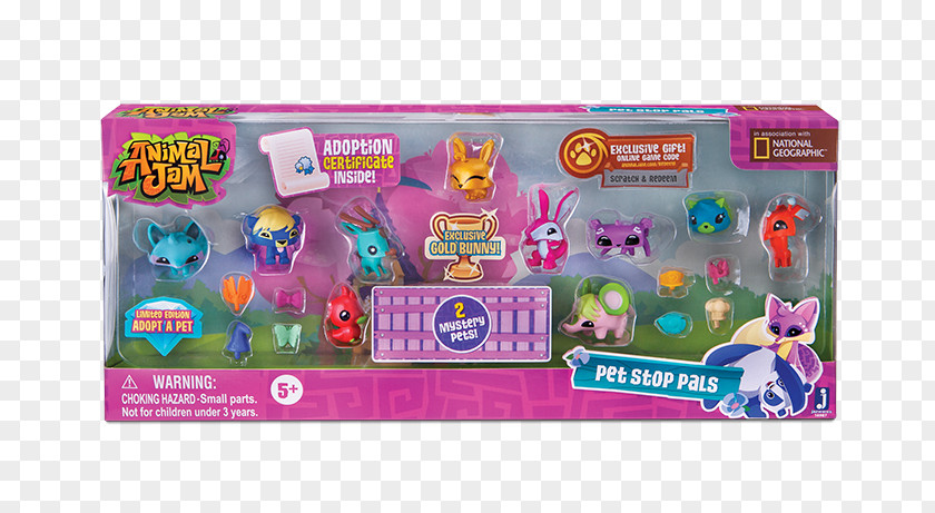 Animal Jam Pet Stop Pals 12-Pack Figure Set Action & Toy Figures Domestic Rabbit PNG