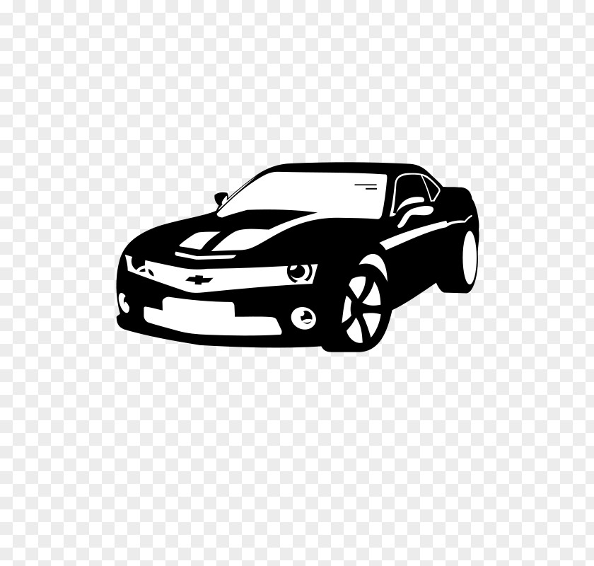 Chevrolet Camaro Sports Car Vector Graphics PNG