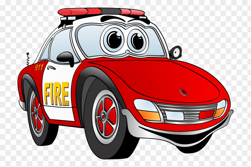 Compact Car Model Police Cartoon PNG