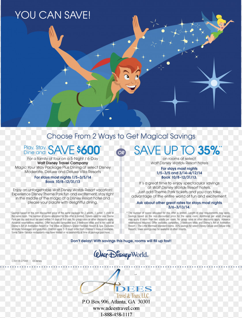 Flyer Travel Magic Kingdom Tomorrowland The Walt Disney Company World Advertising PNG