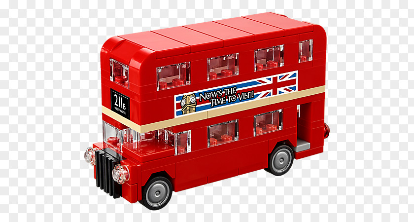 London Bus Ornament LEGO 10258 Creator New Routemaster PNG