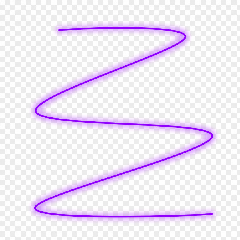 Purple Violet Line Font PNG